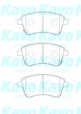 KAVO PARTS bp4025 -  Комплект тормозных колодок, дисковый тормоз